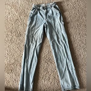 cotton on carpenter light wash jeans size 4